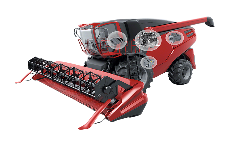 Grupo motopropulsor para equipamentos agrícolas