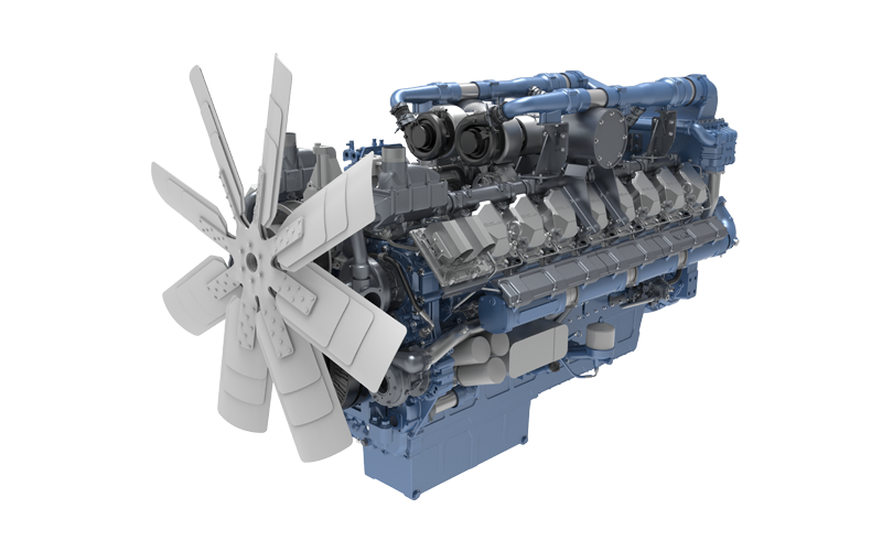Motor para veículo ferroviário 16M33