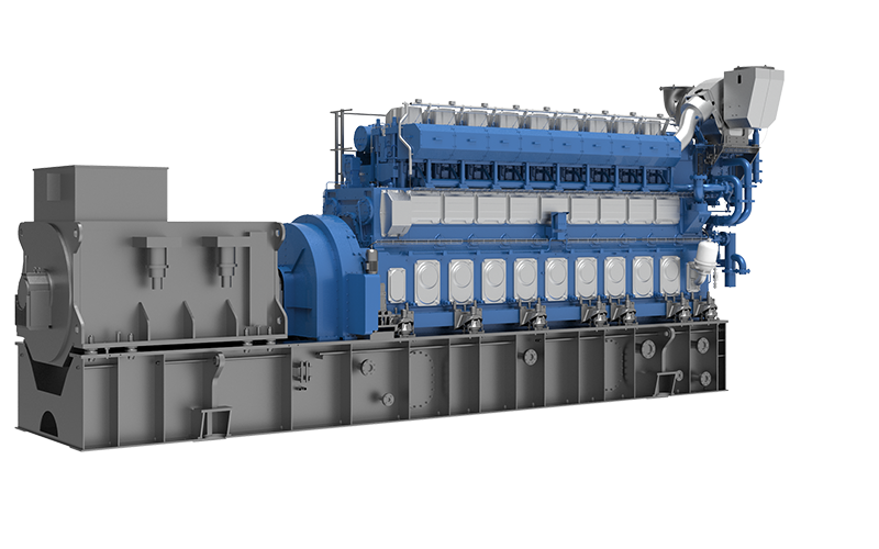 Grupo gerador terrestre padrão de 5400 kVA
