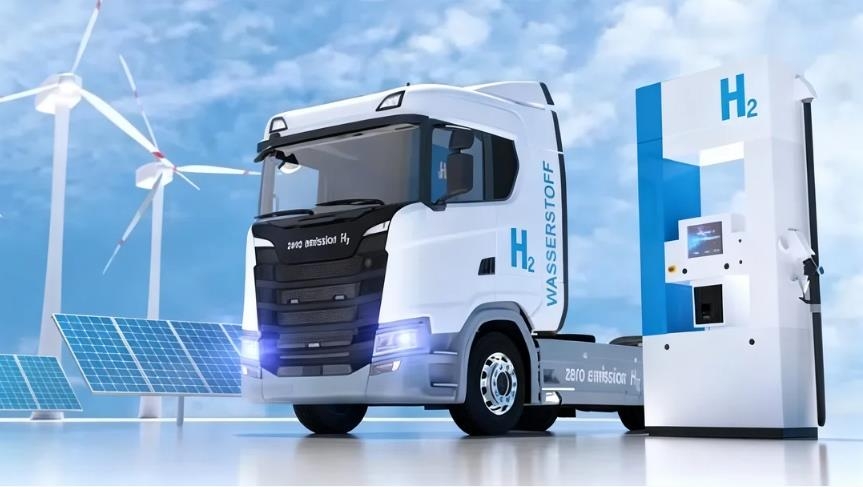 Soluções de veículos comerciais a pilha de combustível de hidrogénio