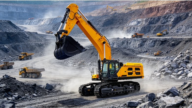 Escavadora mineira
