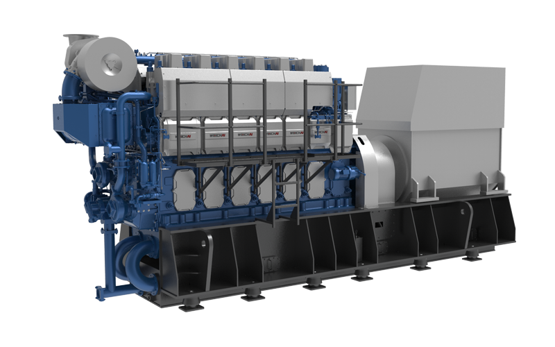 Grupo gerador padrão terrestre de 1500 kVA - 2000 kVA