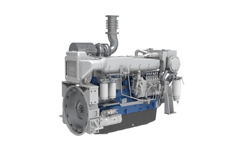 Motor diesel marítimo série WD10